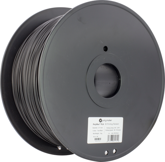 PolyMax PLA 1.75mm 3kg - Black