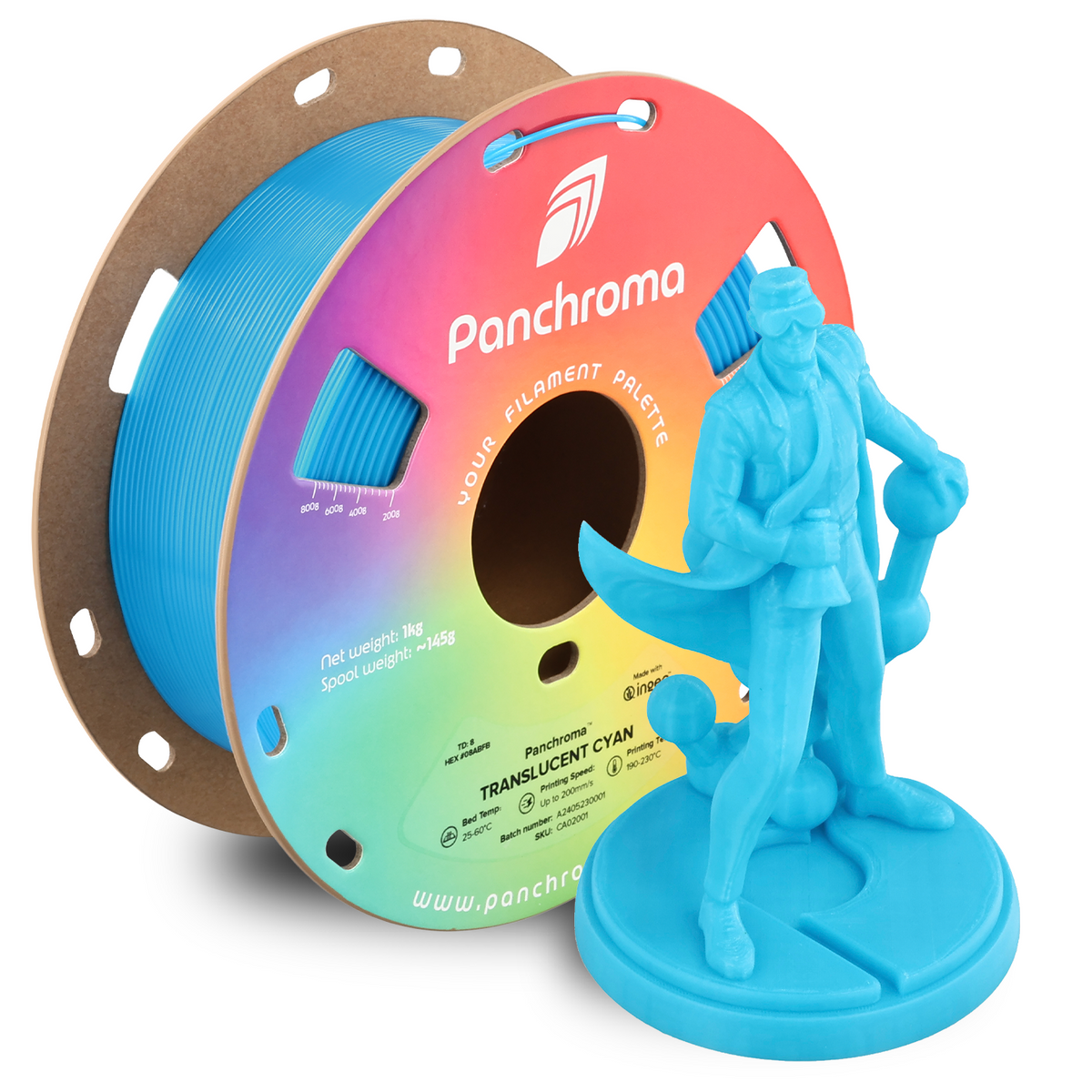 Panchroma Translucent Cyan spool