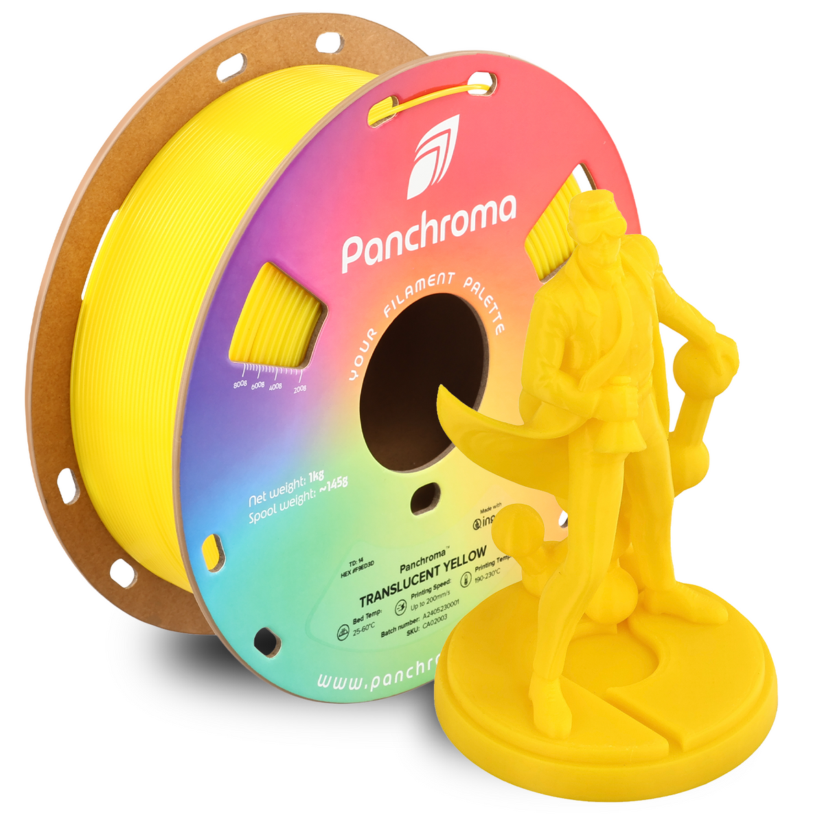 Panchroma Translucent Yellow spool