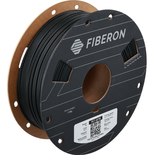 Fiberon PET-GF15 1.75mm 1kg - Black