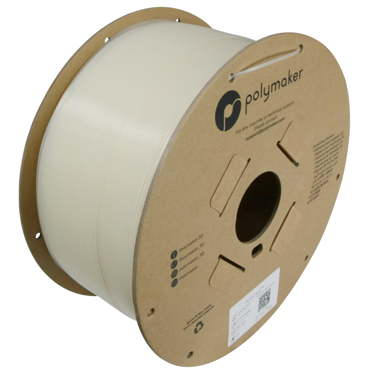 PolyCast 1.75mm 0.75kg - Natural