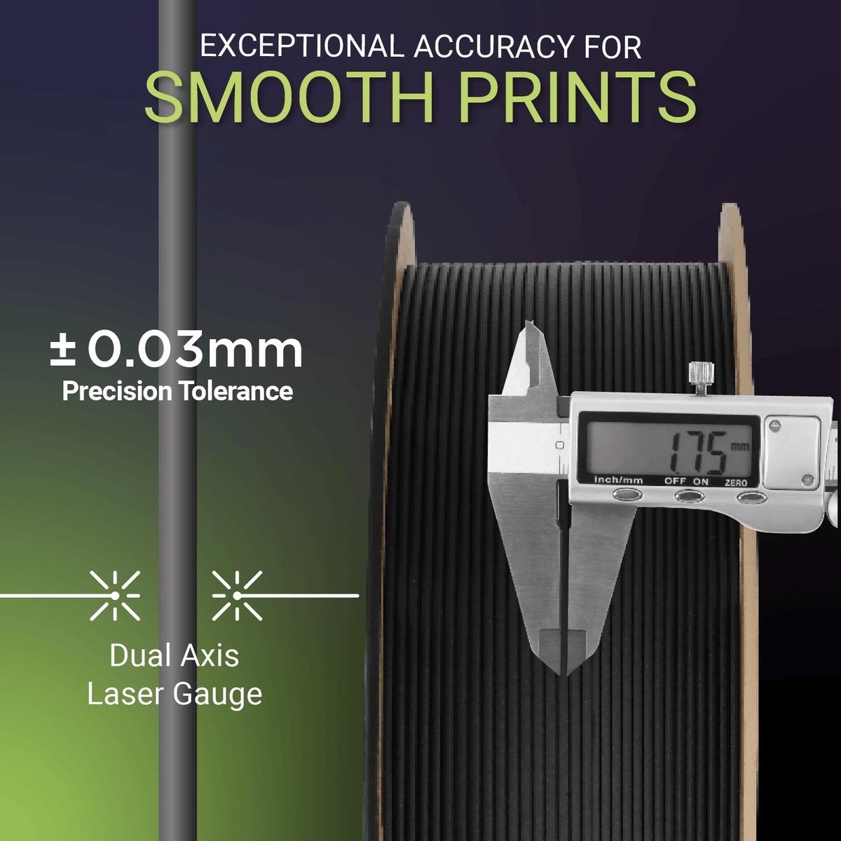 Fiberon ASA-CF08 smooth prints
